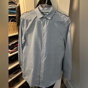 Perry Ellis blue extra stretchy button down, medium